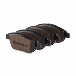 BREMBO P 61 068X Brake pad set excl. wear warning contact with brake caliper screws, with anti-squeak plate with accessories PEUGEOT: 206 Hatchback