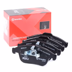 Brake pad set; BREMBO; excl. wear warning contact with anti-squeak plate without accessories; for RENAULT; 410600011R, 410600 ...