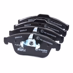 BREMBO P 68 047X Brake pad set excl. wear warning contact with anti-squeak plate without accessories RENAULT: Clio 4, MEGANE 3 Grandtour, SCENIC 3