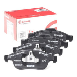 BREMBO P 68 050X Brake pad set excl. wear warning contact with anti-squeak plate without accessories RENAULT: Arkana I, MEGANE 3 Grandtour, SCENIC 3