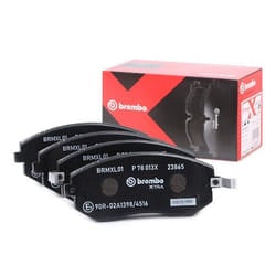 BREMBO P 78 013X Brake pad set with acoustic wear warning with anti-squeak plate without accessories SUBARU: Impreza III Hatchback, Forester IV