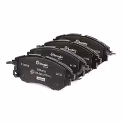 BREMBO P 78 017X Brake pad set with acoustic wear warning with anti-squeak plate without accessories SUBARU: Legacy 4, Outback V, Forester IV