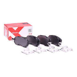 BREMBO P 78 021X Brake pad set with acoustic wear warning with anti-squeak plate with accessories SUBARU: Forester IV, Impreza III Hatchback