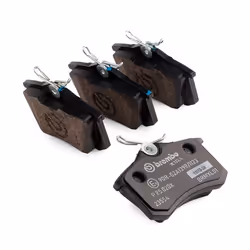 BREMBO Xtra P 85 020X Brake pad set excl. wear warning contact with brake caliper screws, with anti-squeak plate with accessories AUDI: A3 Hatchback