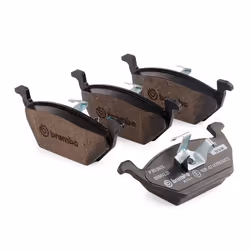 BREMBO P 85 041X Brake pad set excl. wear warning contact with anti-squeak plate without accessories VOLKSWAGEN: Polo VI, Polo V Hatchback, Golf 4