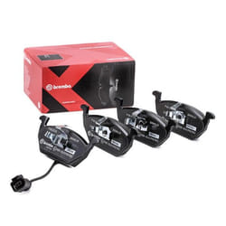 BREMBO P 85 072X Brake pad set incl. wear warning contact with anti-squeak plate without accessories VOLKSWAGEN: Golf 5, Golf 4, GOLF 6