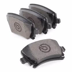 BREMBO P 85 073X Brake pad set prepared for wear warning indicator with brake caliper screws, with anti-squeak plate with accessories