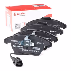 BREMBO P 85 075X Brake pad set incl. wear warning contact with anti-squeak plate without accessories VOLKSWAGEN: Golf 5, Polo V Hatchback - Additional view 4