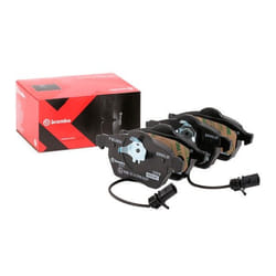 BREMBO P 85 085X Brake pad set incl. wear warning contact with anti-squeak plate without accessories AUDI: A6 C6 Avant, A4 B7 Avant, A6 C6 Saloon