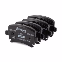 BREMBO P 85 095X Brake pad set prepared for wear warning indicator with brake caliper screws, with anti-squeak plate with accessories