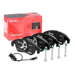 BREMBO P 85 098X Brake pad set incl. wear warning contact with brake caliper screws, with anti-squeak plate with accessories AUDI: A5 B8 Sportback