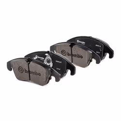 BREMBO P 85 098X Brake pad set incl. wear warning contact with brake caliper screws, with anti-squeak plate with accessories AUDI: A5 B8 Sportback