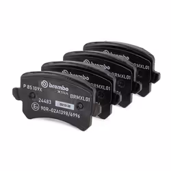 BREMBO P 85 109X Brake pad set excl. wear warning contact with brake caliper screws, with anti-squeak plate with accessories VOLKSWAGEN: CC, Golf 5 - Additional view 5