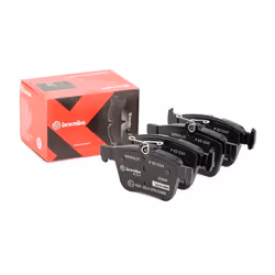 Brake pad set; BREMBO; Xtra; excl. wear warning contact with anti-squeak plate without accessories; for VOLKSWAGEN, AUDI, SEA ...