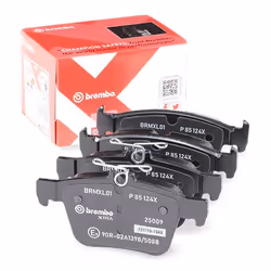 BREMBO Xtra P 85 124X Brake pad set excl. wear warning contact with anti-squeak plate without accessories VOLKSWAGEN: Tiguan II, Arteon