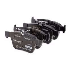BREMBO Xtra P 85 124X Brake pad set excl. wear warning contact with anti-squeak plate without accessories VOLKSWAGEN: Tiguan II, Arteon - Additional view 4
