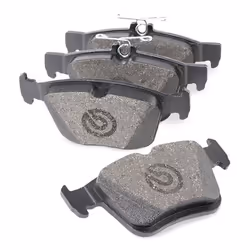 BREMBO P 85 125X Brake pad set excl. wear warning contact with anti-squeak plate without accessories AUDI: A3 Sportback, Q2, A3 Saloon