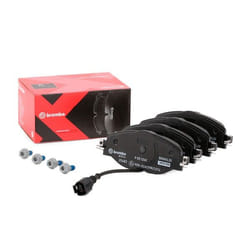BREMBO Xtra P 85 126X Brake pad set incl. wear warning contact with brake caliper screws, with anti-squeak plate with accessories