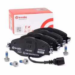 BREMBO Xtra P 85 126X Brake pad set incl. wear warning contact with brake caliper screws, with anti-squeak plate with accessories - Additional view 4