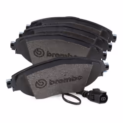 BREMBO Xtra P 85 144X Brake pad set incl. wear warning contact with brake caliper screws, with anti-squeak plate with accessories