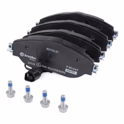 BREMBO Xtra P 85 144X Brake pad set incl. wear warning contact with brake caliper screws, with anti-squeak plate with accessories - Additional view 4