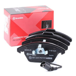 BREMBO P 85 146X Brake pad set incl. wear warning contact with anti-squeak plate without accessories VOLKSWAGEN: Golf Plus / Crossgolf, Jetta 3