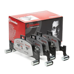 BREMBO P 85 164X Brake pad set prepared for wear warning indicator with anti-squeak plate without accessories, with counterweights AUDI: Q5
