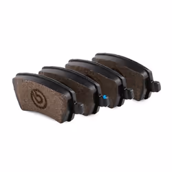 BREMBO P 86 021X Brake pad set excl. wear warning contact with brake caliper screws, with anti-squeak plate with accessories VOLVO: XC60 I, V60 I