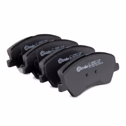 BREMBO P 30 098 Brake pad set with acoustic wear warning with piston clip, with anti-squeak plate with accessories KIA: Stonic Hatchback, Rio 4