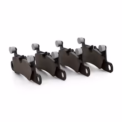 BREMBO P 65 042 Brake pad set prepared for wear warning indicator with anti-squeak plate without accessories, with counterweights