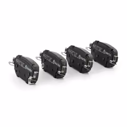 BREMBO P 49 063 Brake pad set with acoustic wear warning with anti-squeak plate without accessories MAZDA: CX-3, 3 Hatchback, 3 Saloon