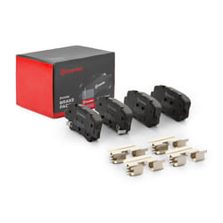 BREMBO P 30 101 Brake pad set with acoustic wear warning with piston clip, with anti-squeak plate with accessories KIA: Niro, SOUL 2