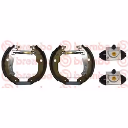 Brake Set, drum brakes; BREMBO; for PEUGEOT, CITROËN, DS; 424220, 424244