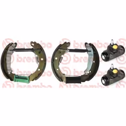 Brake Set, drum brakes; BREMBO; for CHEVROLET, DAEWOO; 96446178, 96268686