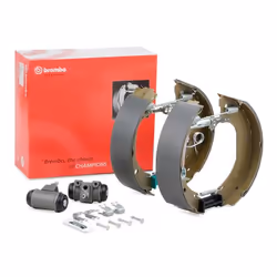 Brake Set, drum brakes; BREMBO; for FIAT, PEUGEOT, CITROËN; 77362286, 9949490