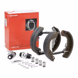 Brake Set, drum brakes; BREMBO; for VAUXHALL, OPEL; 1515053, 1605042, 1605910, 1605929, 9196292