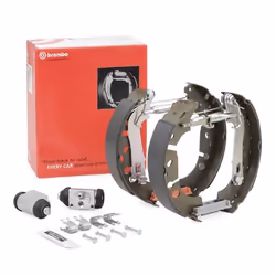 Brake Set, drum brakes; BREMBO; for VAUXHALL, OPEL; 77365863, 95517923