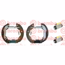Brake Set, drum brakes; BREMBO; for HYUNDAI; 5830529A10