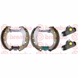 Brake Set, drum brakes; BREMBO; for FIAT; 7082149, 7083041, 77362452, 98845054