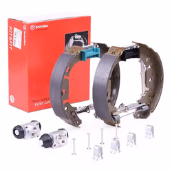 Brake Set, drum brakes; BREMBO; for FIAT, PEUGEOT