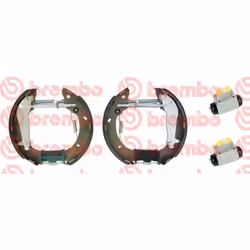 Brake Set, drum brakes; BREMBO; for HYUNDAI; 583051CA10