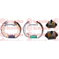 BREMBO K 50 008 Brake Set, drum brakes SMART: Fortwo II Coupe, Cabrio, Fortwo II Convertible