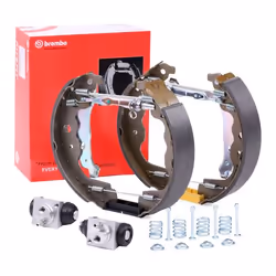 Brake Set, drum brakes; BREMBO; for RENAULT, DACIA; 440208382R, 6001549705
