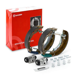 BREMBO K 56 024 Brake Set, drum brakes RENAULT: Clio 4, NISSAN: Note II Hatchback, MICRA 4, DACIA: SANDERO 2