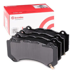 BREMBO P 37 018 Brake pad set with acoustic wear warning with anti-squeak plate without accessories JEEP: GRAND CHEROKEE 4, DODGE: Challenger Coupe