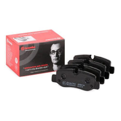 BREMBO P 50 126 Brake pad set prepared for wear warning indicator with piston clip, with anti-squeak plate with accessories MERCEDES-BENZ: Vito Tourer