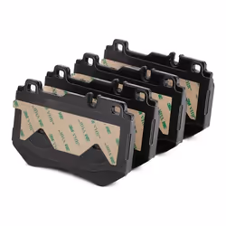 BREMBO P 50 123 Brake pad set prepared for wear warning indicator with anti-squeak plate without accessories MERCEDES-BENZ: C-Class Saloon
