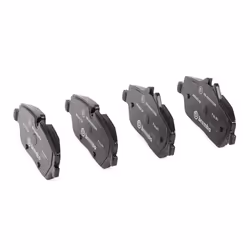 BREMBO P 06 091 Brake pad set prepared for wear warning indicator with brake caliper screws, with anti-squeak plate with accessories BMW: