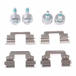 BREMBO P 06 091 Brake pad set prepared for wear warning indicator with brake caliper screws, with anti-squeak plate with accessories BMW: - Additional view 5