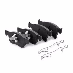BREMBO P 59 083 Brake pad set with acoustic wear warning with piston clip, with anti-squeak plate with accessories VAUXHALL: Corsa Mk4, Adam - Additional view 6